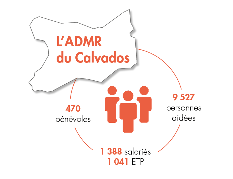 schema du département du Calvados et informations clées